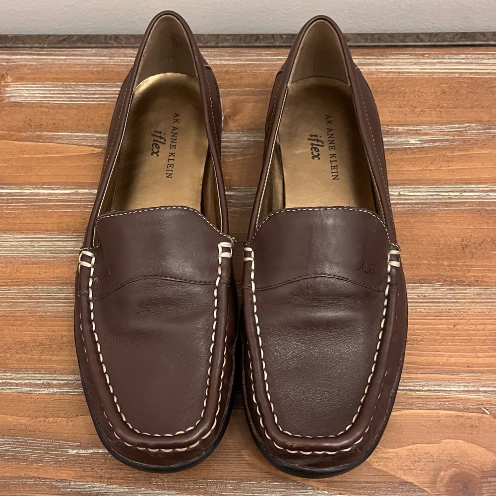 Etienne Aigner Brown Driving Loafers 8M